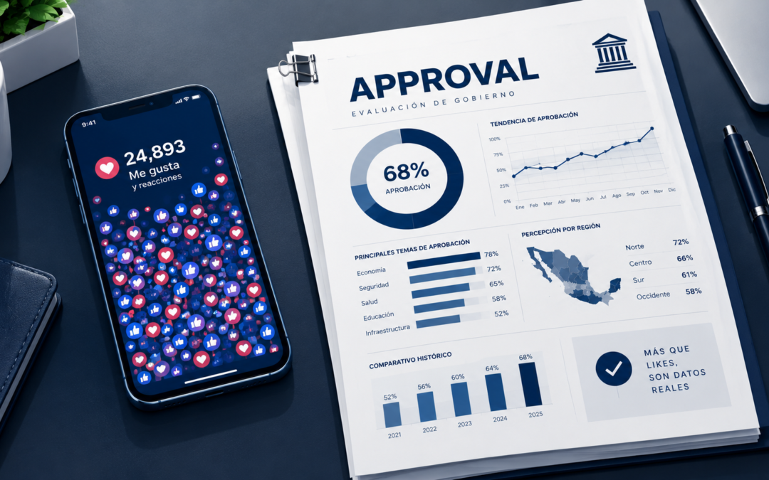 Más allá de la popularidad: Cómo medir la aprobación real de tu gobierno